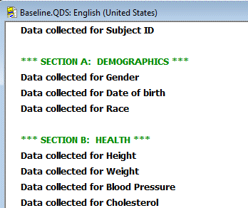 Comment Elements in List View